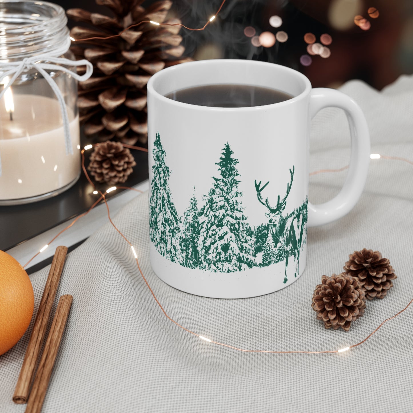 Cheeky Buck 11oz Ceramic Coffee Mug