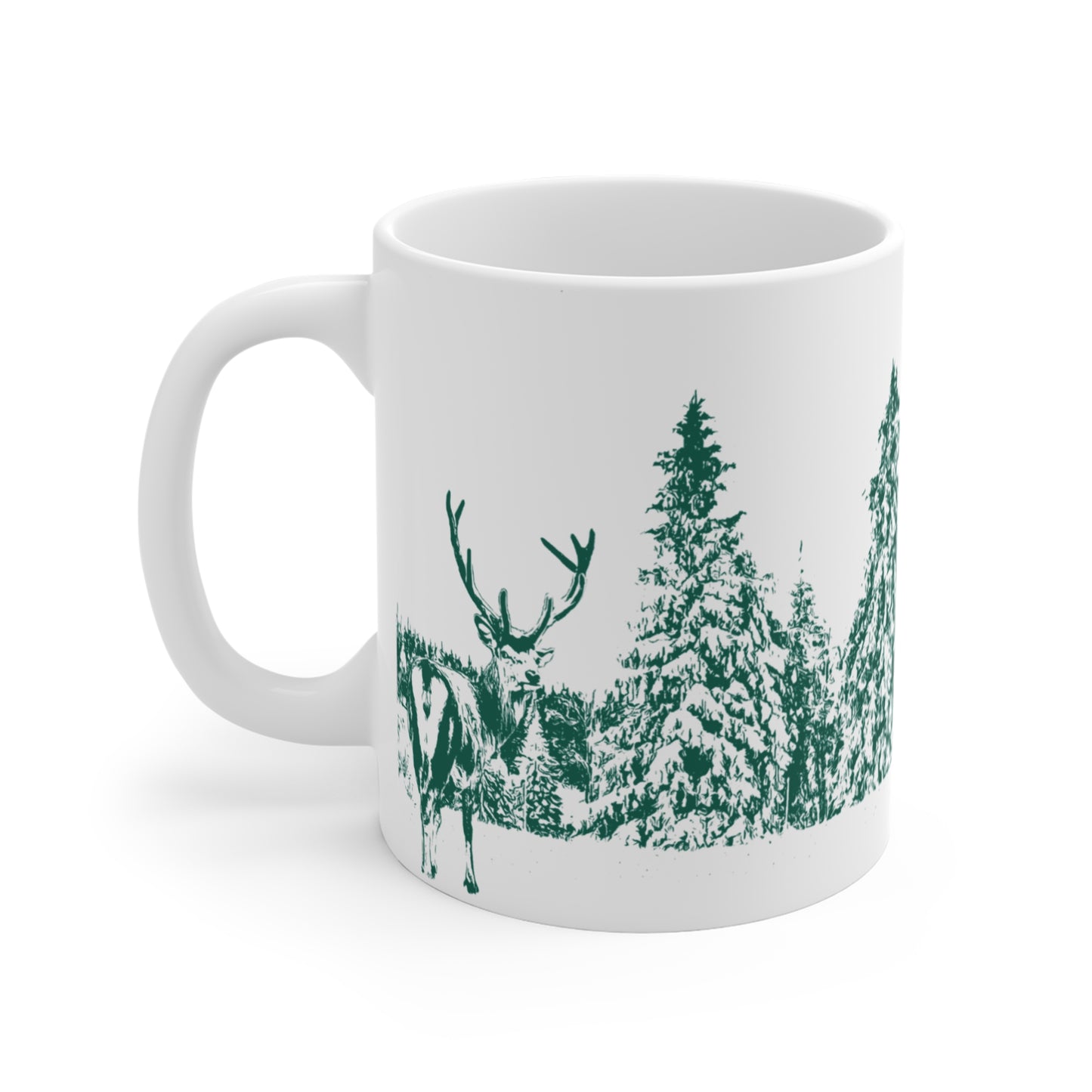 Cheeky Buck 11oz Ceramic Coffee Mug