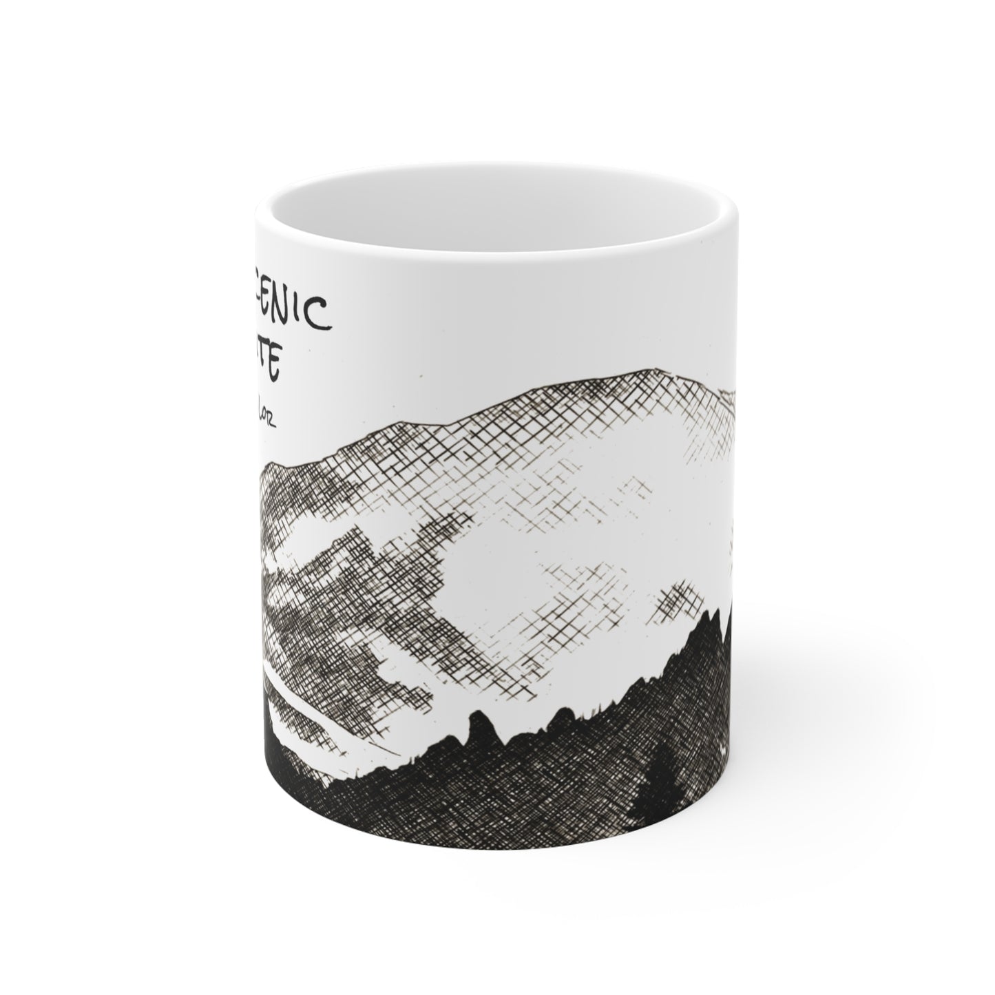 The Scenic Route 11oz Ceramic Coffee Mug