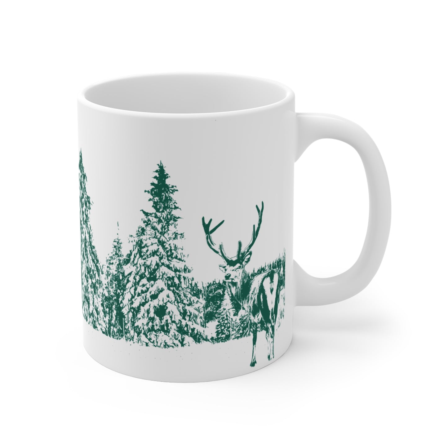 Cheeky Buck 11oz Ceramic Coffee Mug