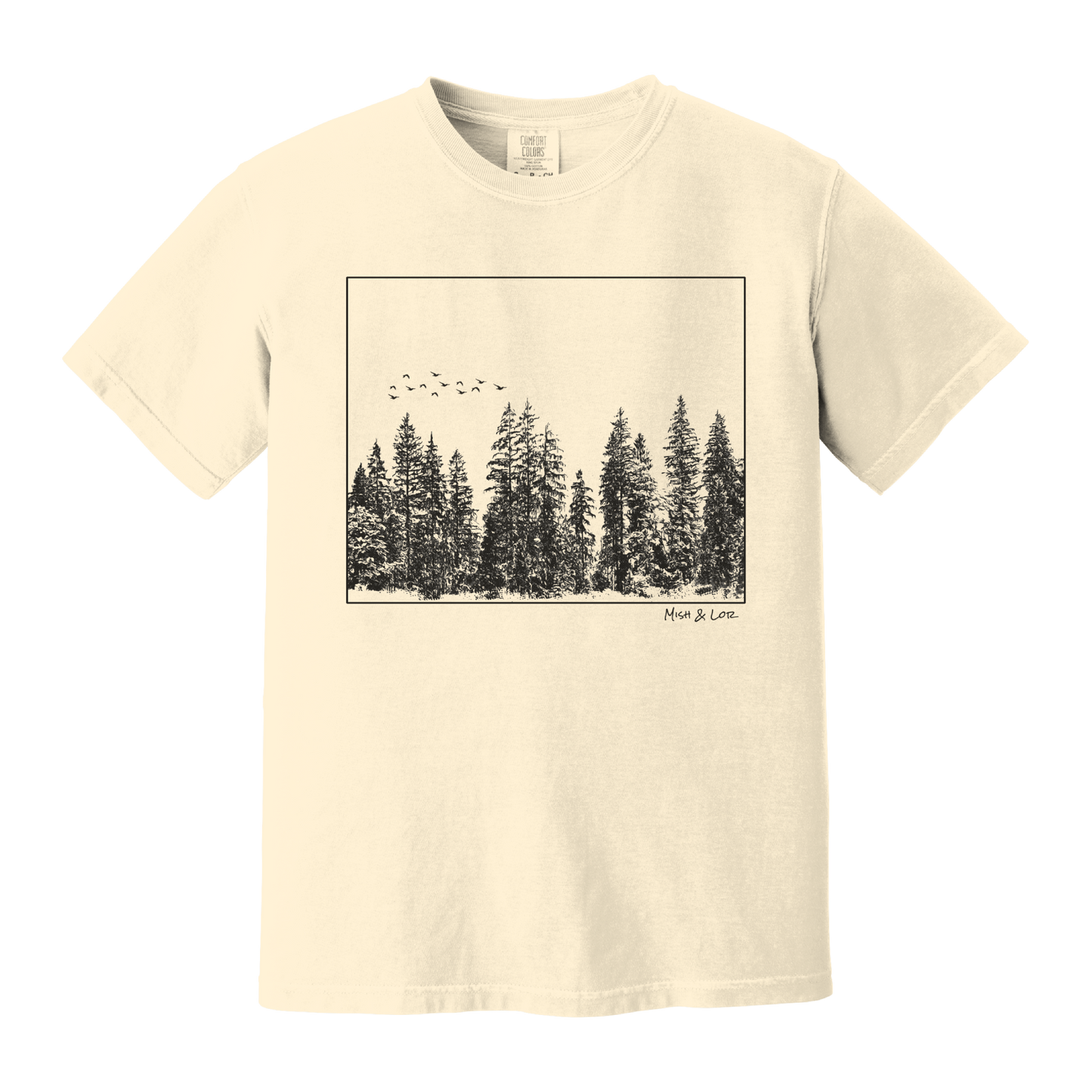 Flight Over Evergreens Unisex T-Shirt