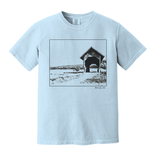 Covered Bridge Cotton Unisex T-shirt