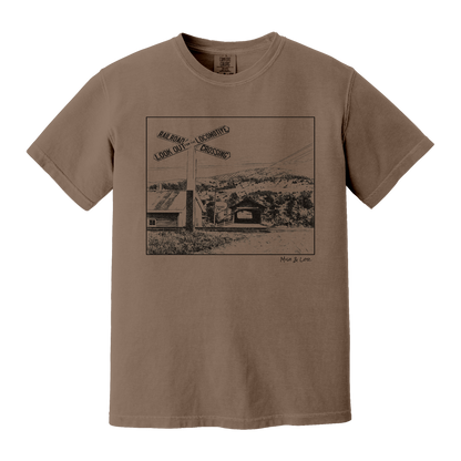 Railroad Crossing Cotton Unisex T-shirt