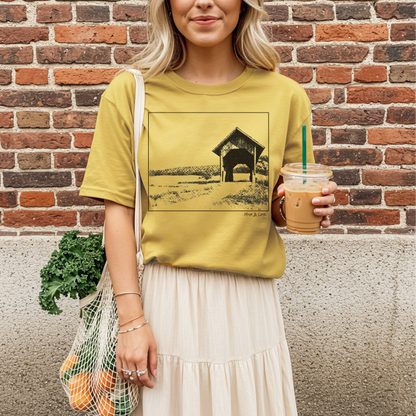 Covered Bridge Cotton T-shirt