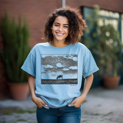 Field Cow Cotton T-shirt